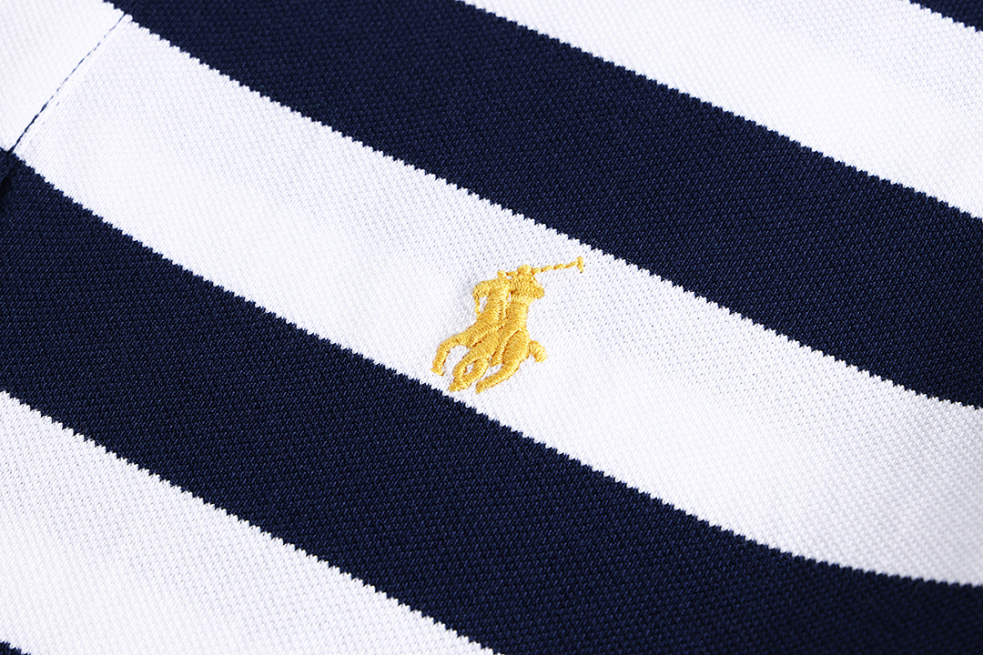 Ralph Lauren Classic Fit Striped Mesh Polo · A2375 — תמונה 15