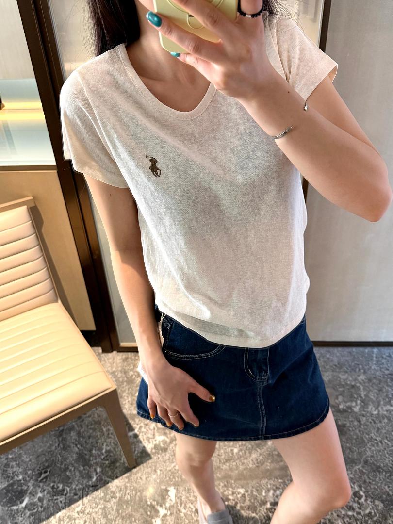Ralph Lauren Shrunken Fit Jersey Long-Sleeve Tee · A3136 — תמונה 21