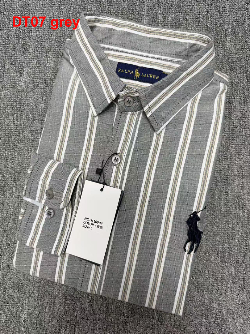 Ralph Lauren Classic Fit Stripe Cotton Broadcloth · A3158 — תמונה 4