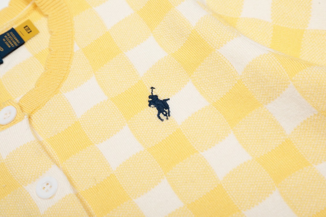 Polo Ralph Lauren Gingham Cotton Cardigan · A3131 — תמונה 6