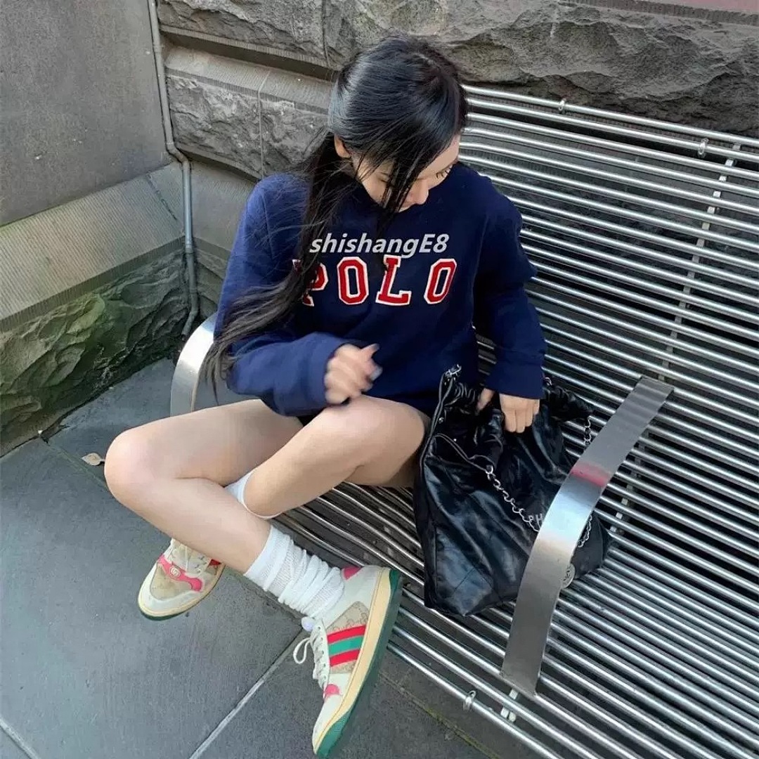 Ralph Lauren Logo Fleece Sweatshirt · A2910 — תמונה 29