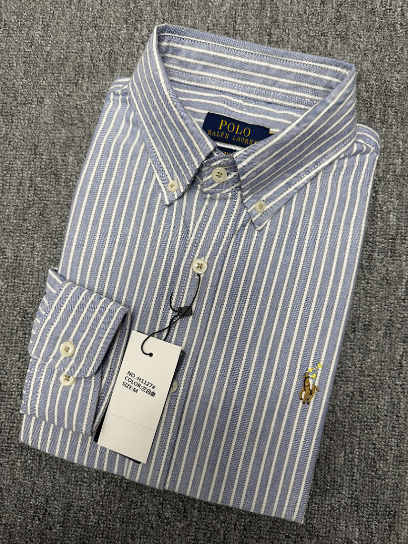 Ralph Lauren Striped Oxford Shirt · A3439 — תמונה 14