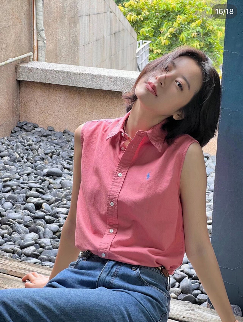 Ralph Lauren Sleeveless Oxford Shirt · A2259 — תמונה 4