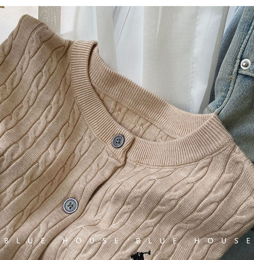 Ralph Lauren Cable-Knit Cotton Cardigan · A2092 — תמונה 19