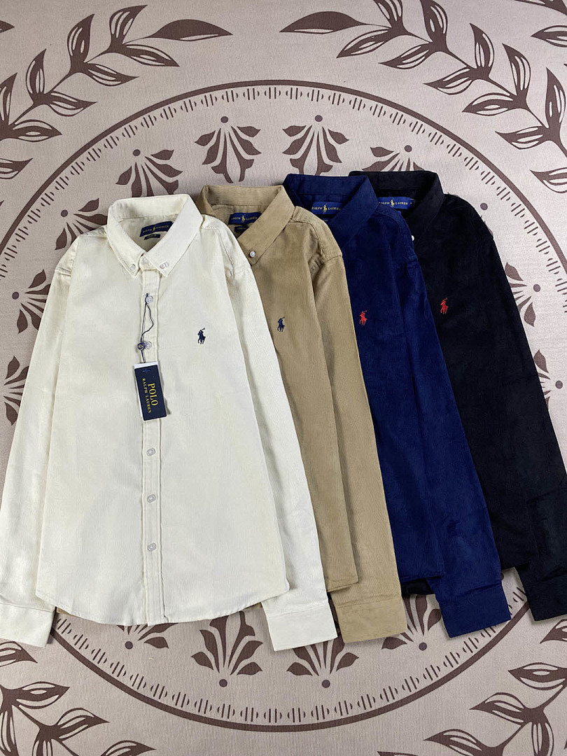 Polo Ralph Lauren Corduroy Long-Sleeve Collared Shirt · A2496 — תמונה 22