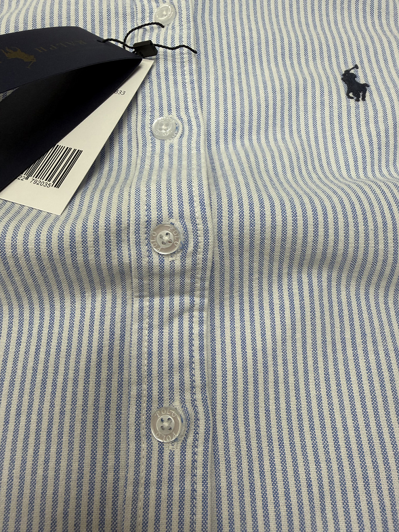 Ralph Lauren Striped Oxford Shirt · A3208 — תמונה 9