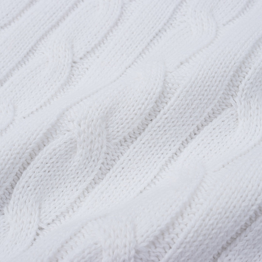Ralph Lauren US Open Cable-Knit Polo-Collar Sweater · A3448 — תמונה 5