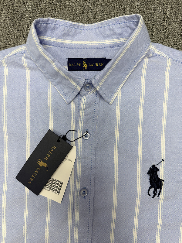 Ralph Lauren Classic Fit Stripe Cotton Broadcloth · A3158 — תמונה 24