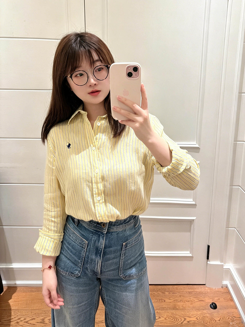 Ralph Lauren Classic Fit Striped Linen Shirt · A3124 — תמונה 9