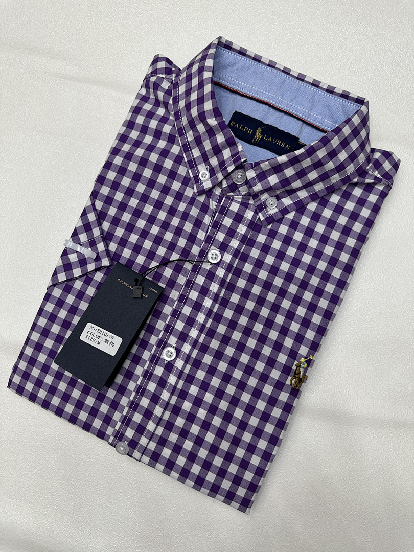 Ralph Lauren Gingham Cotton Madras Camp Shirt · A1971 — תמונה 6