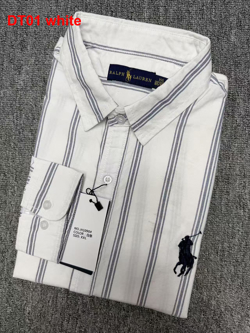 Ralph Lauren Classic Fit Stripe Cotton Broadcloth · A3158 — תמונה 10
