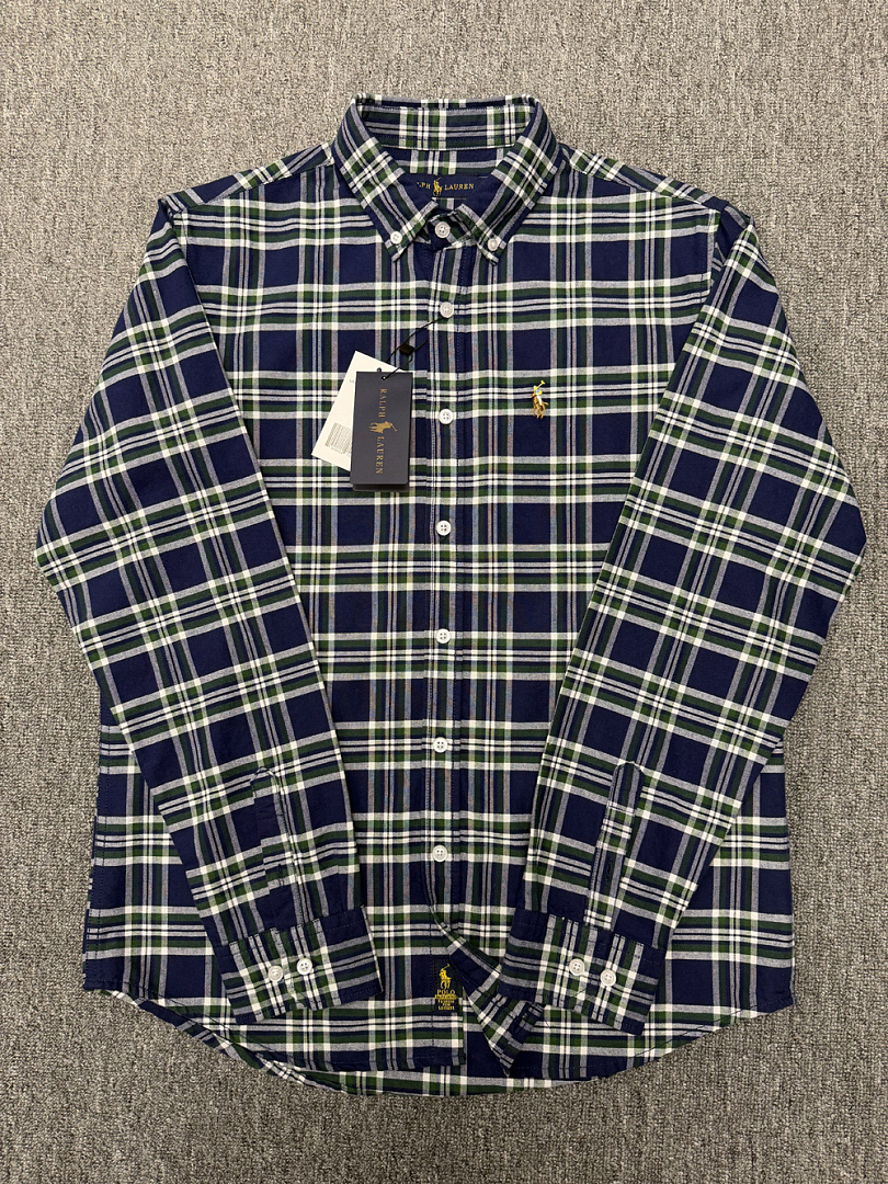 Ralph Lauren Classic Fit Plaid Oxford Shirt · A3248 — תמונה 17