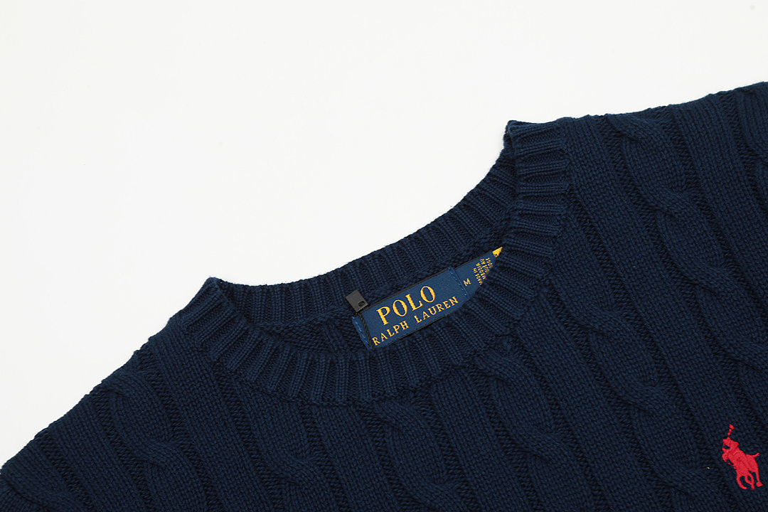 Ralph Lauren Cable-Knit Cotton Sweater · A3128 — תמונה 8