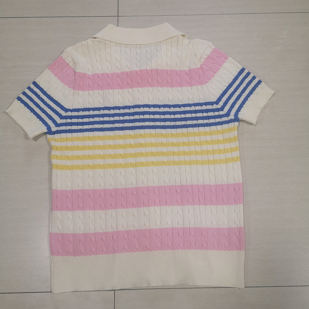 Ralph Lauren Stripe Cable-Knit Polo Set · A2377 — תמונה 8