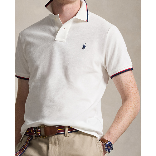 Ralph Lauren Custom Slim Fit Mesh Polo · A3212