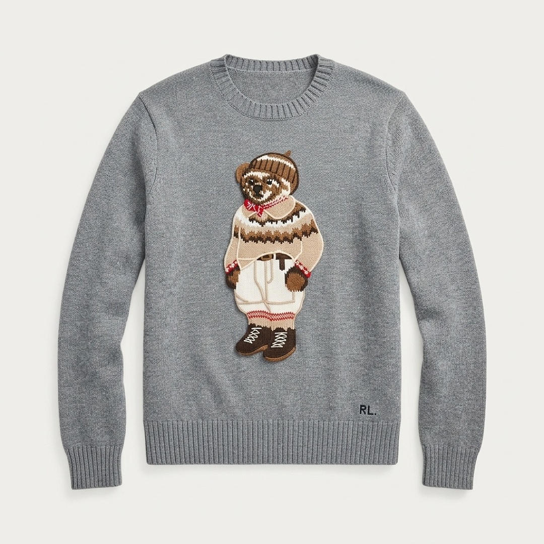 Ralph Lauren Polo Bear Cotton Crewneck Sweater · A3396 — תמונה 41