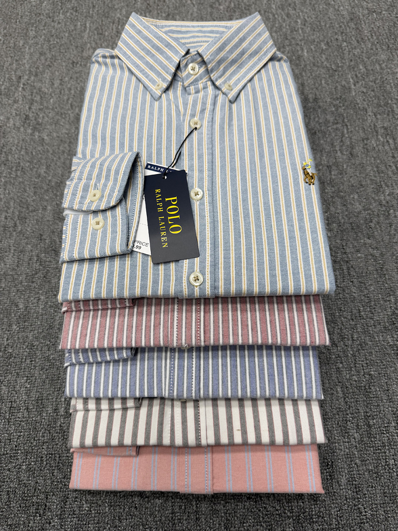 Ralph Lauren Striped Oxford Shirt · A3439 — תמונה 19