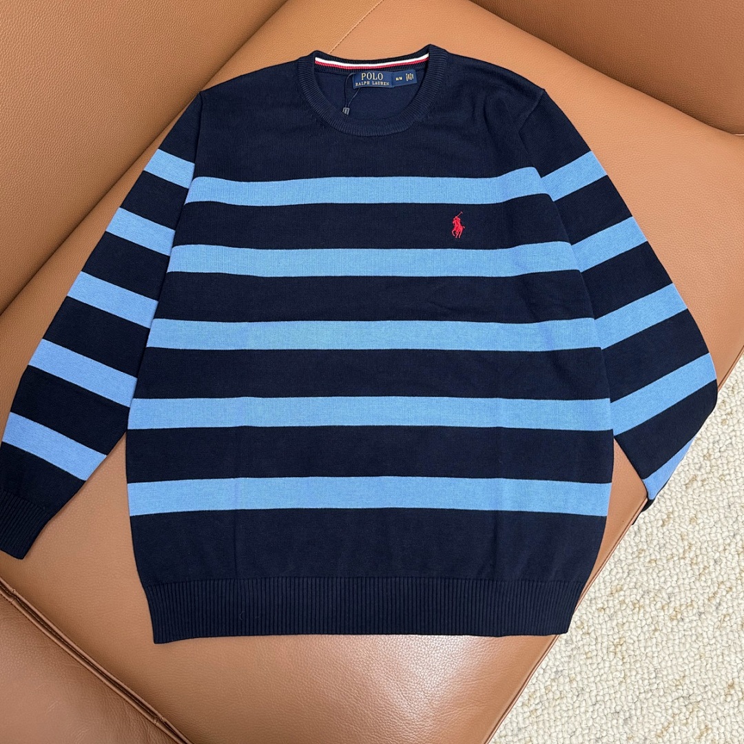 Ralph Lauren Striped Cable-Knit Cotton Sweater · A2142 — תמונה 16