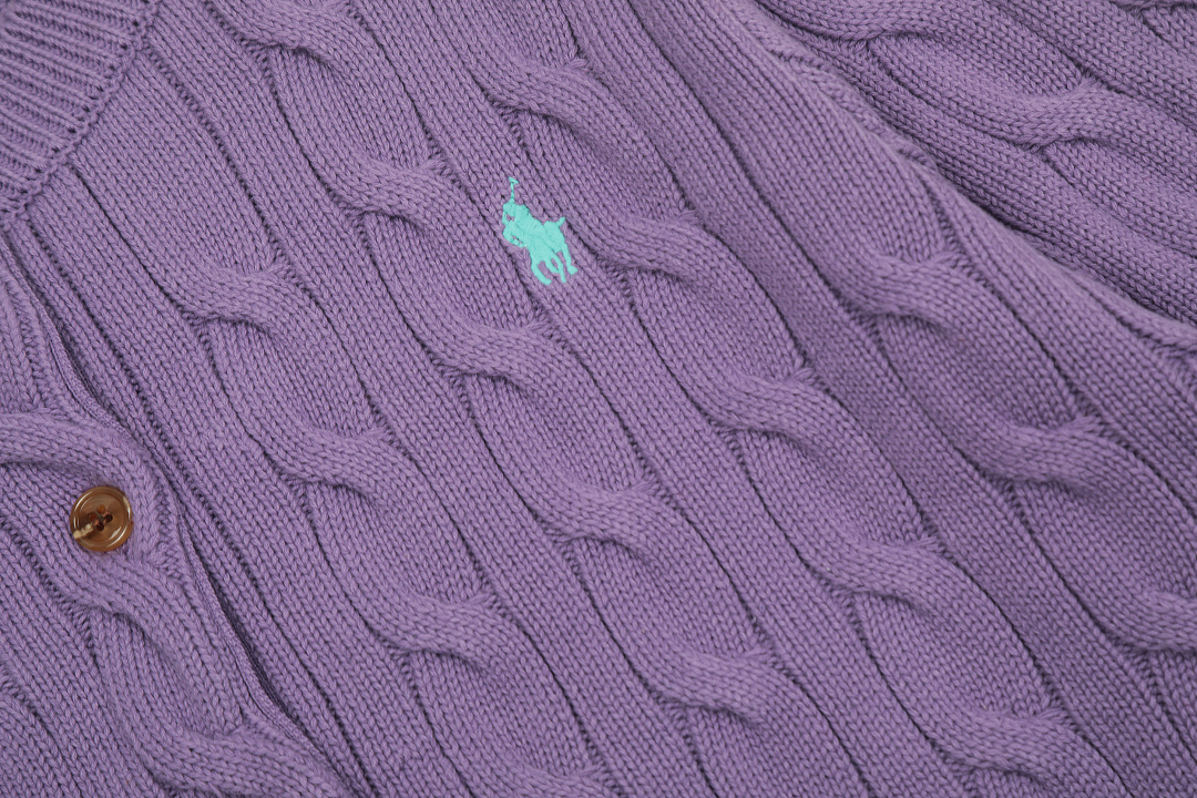 Ralph Lauren Cable Knit Cotton Cardigan · A3415 — תמונה 23