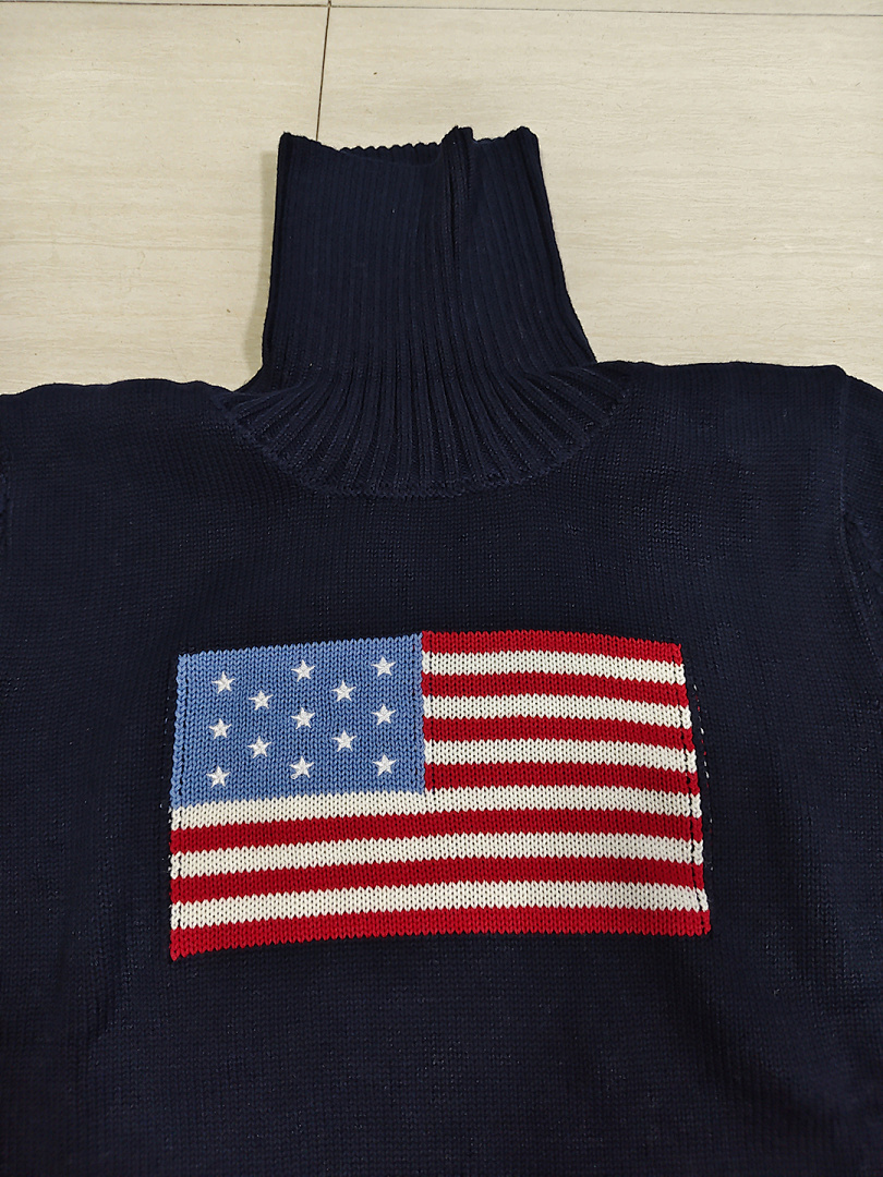 Ralph Lauren Flag Turtleneck Sweater · A2931 — תמונה 9