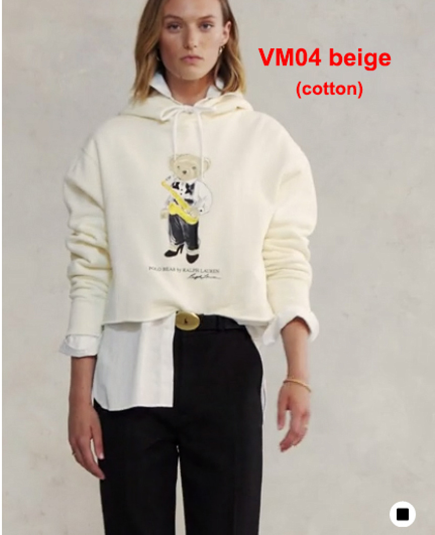 Ralph Lauren Polo Bear Fleece Hoodie · A2137 — תמונה 5