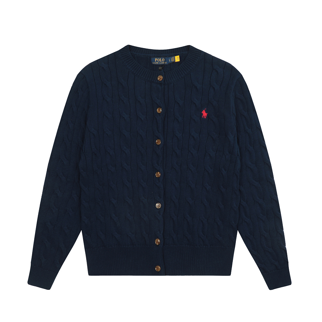 Ralph Lauren Cable Knit Cotton Cardigan · A3415 — תמונה 14