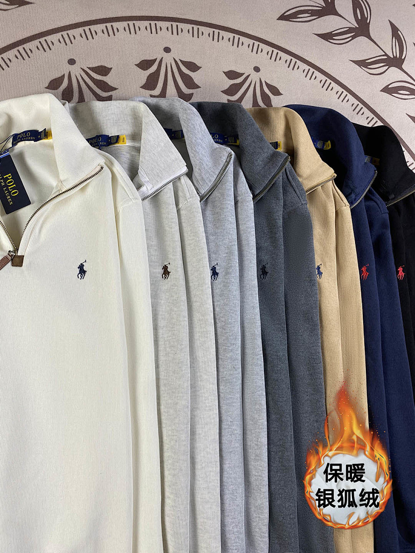 Ralph Lauren Luxury Jersey Quarter-Zip Pullover · A2755 — תמונה 17
