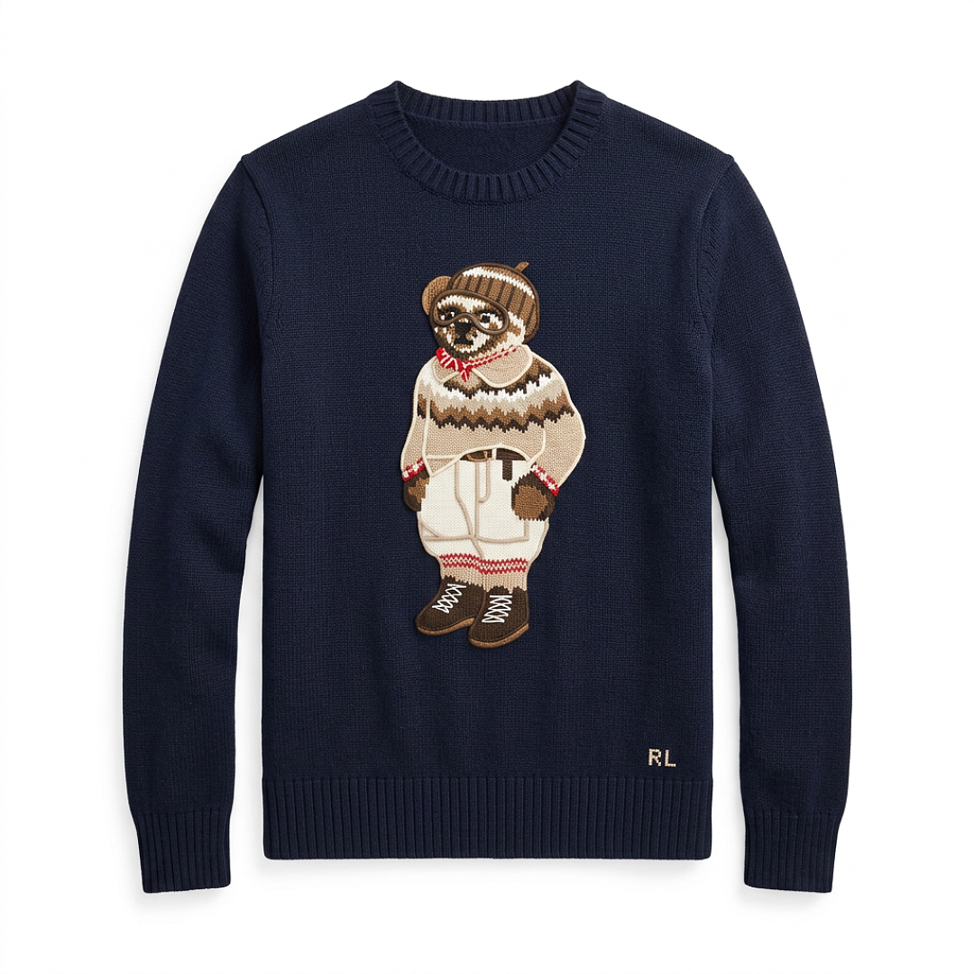 Ralph Lauren Polo Bear Cotton Crewneck Sweater · A3396 — תמונה 43