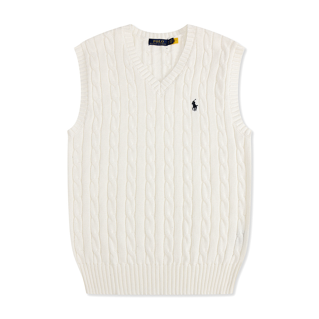 Polo Ralph Lauren Cable-Knit Cotton Sweater Vest · A2831 — תמונה 28