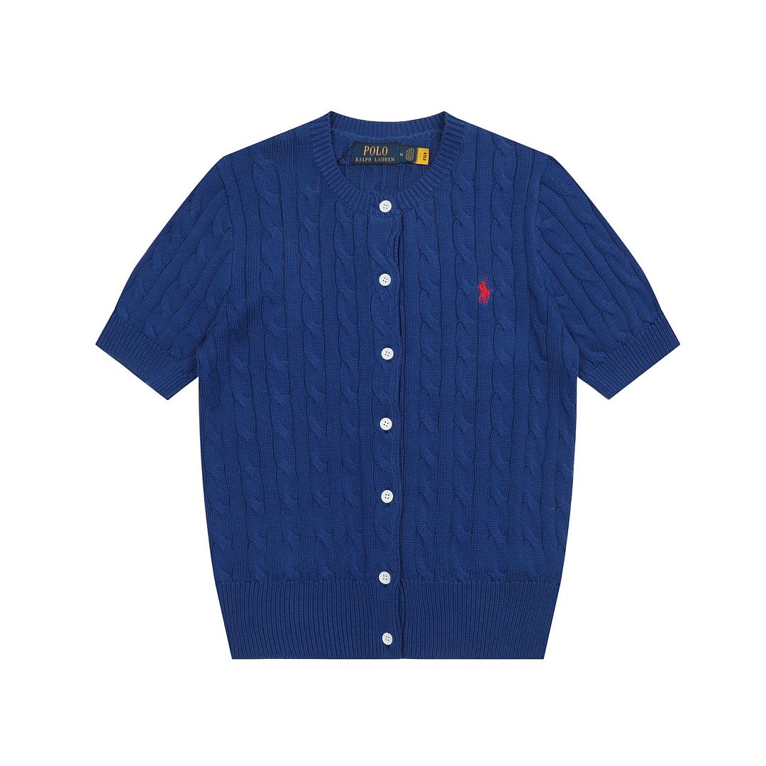 Ralph Lauren Cable-Knit Short-Sleeve Cardigan · A3123 — תמונה 5