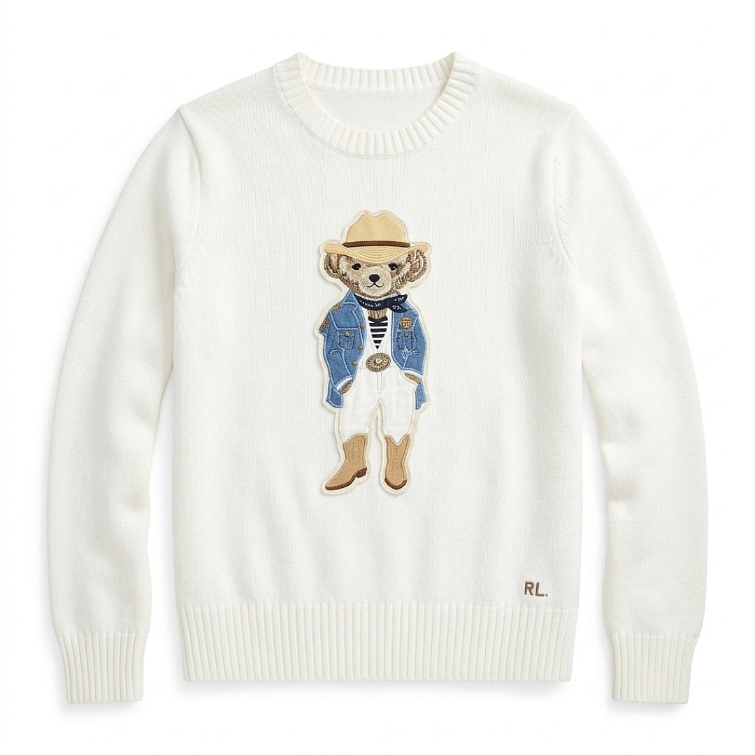 Ralph Lauren Polo Bear Cotton Crewneck Sweater · A3396 — תמונה 51