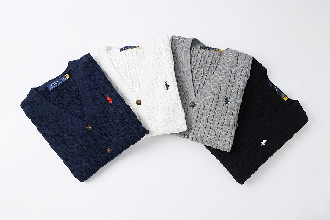 Ralph Lauren Cable-Knit Cotton Cardigan · A2568 — תמונה 29