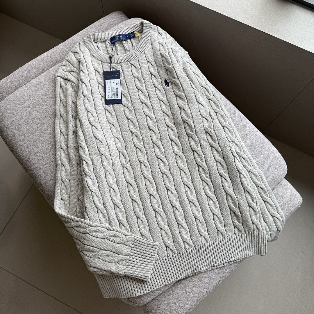 A2591 Rauph Lauren men sweater twist model — תמונה 9