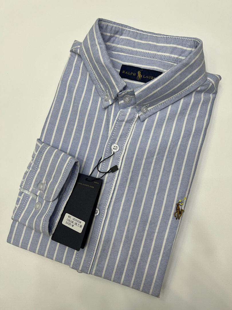 Ralph Lauren Striped Oxford Shirt · A2309 — תמונה 18