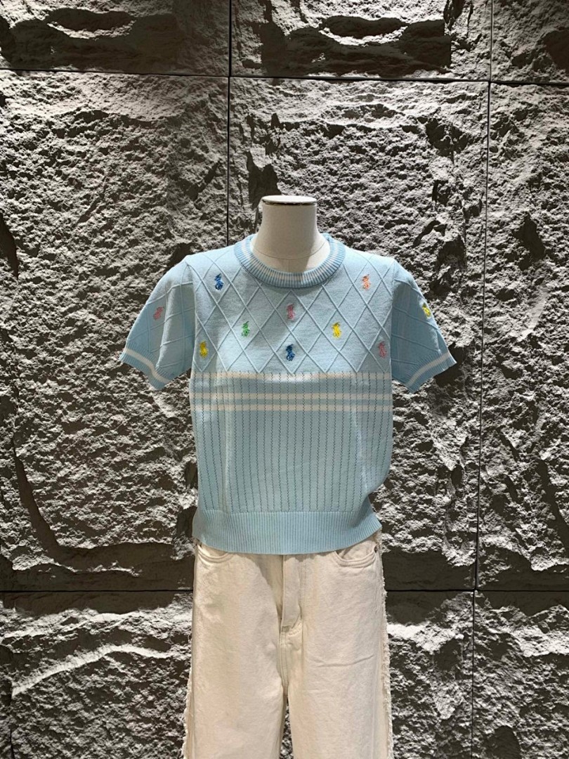 Ralph Lauren Multicolor Pony Knit Top · A2380 — תמונה 11