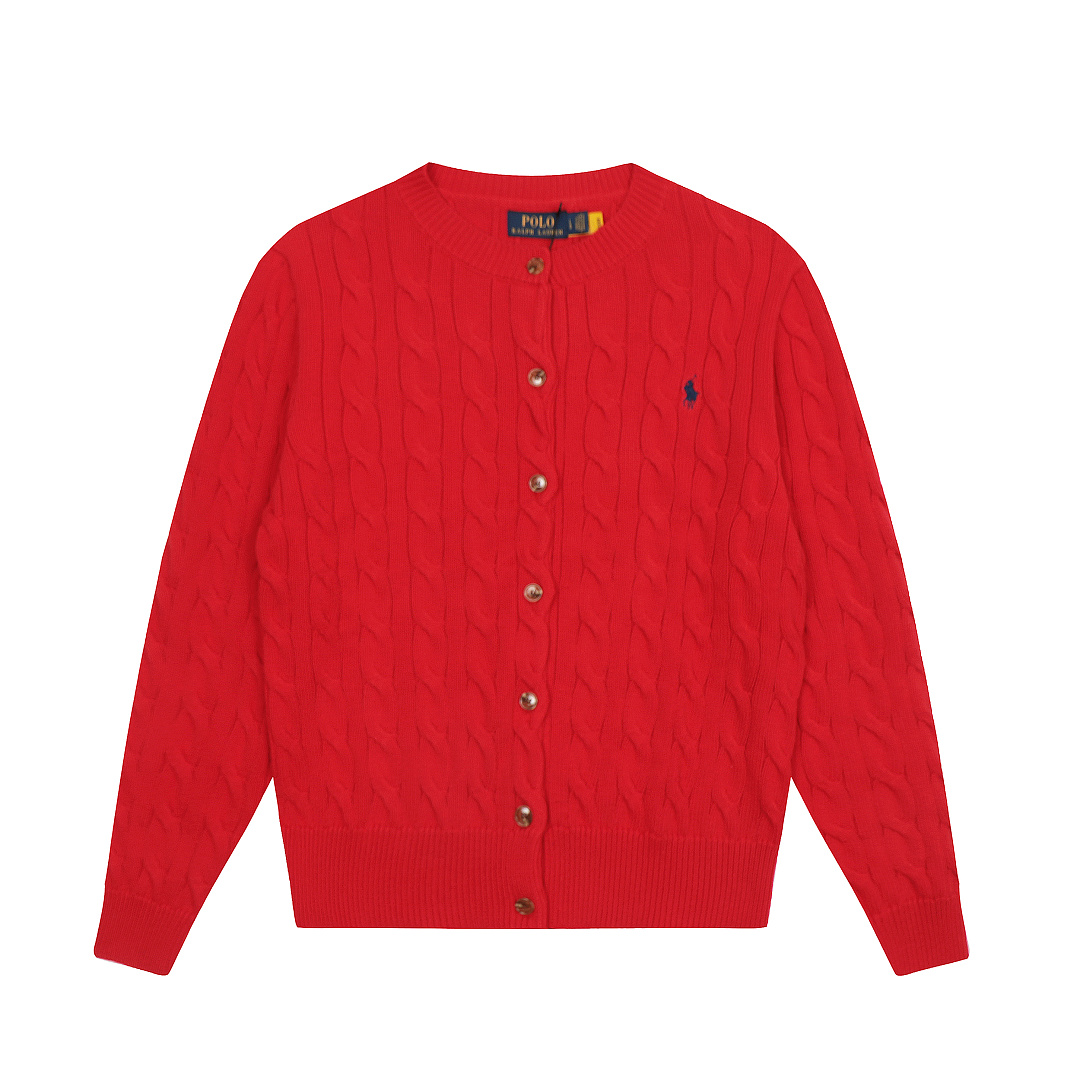 Ralph Lauren Cable Knit Cotton Cardigan · A3415 — תמונה 8