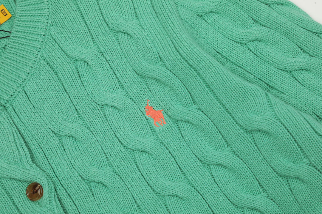 Ralph Lauren Cable Knit Cotton Cardigan · A3415 — תמונה 19