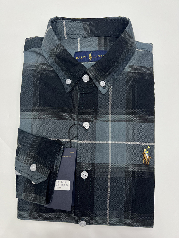 Ralph Lauren Relaxed Fit Plaid Cotton Button-Up · A2312 — תמונה 8