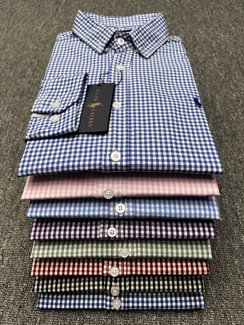 Polo Ralph Lauren Gingham Stretch Poplin Shirt · A2351 — תמונה 17