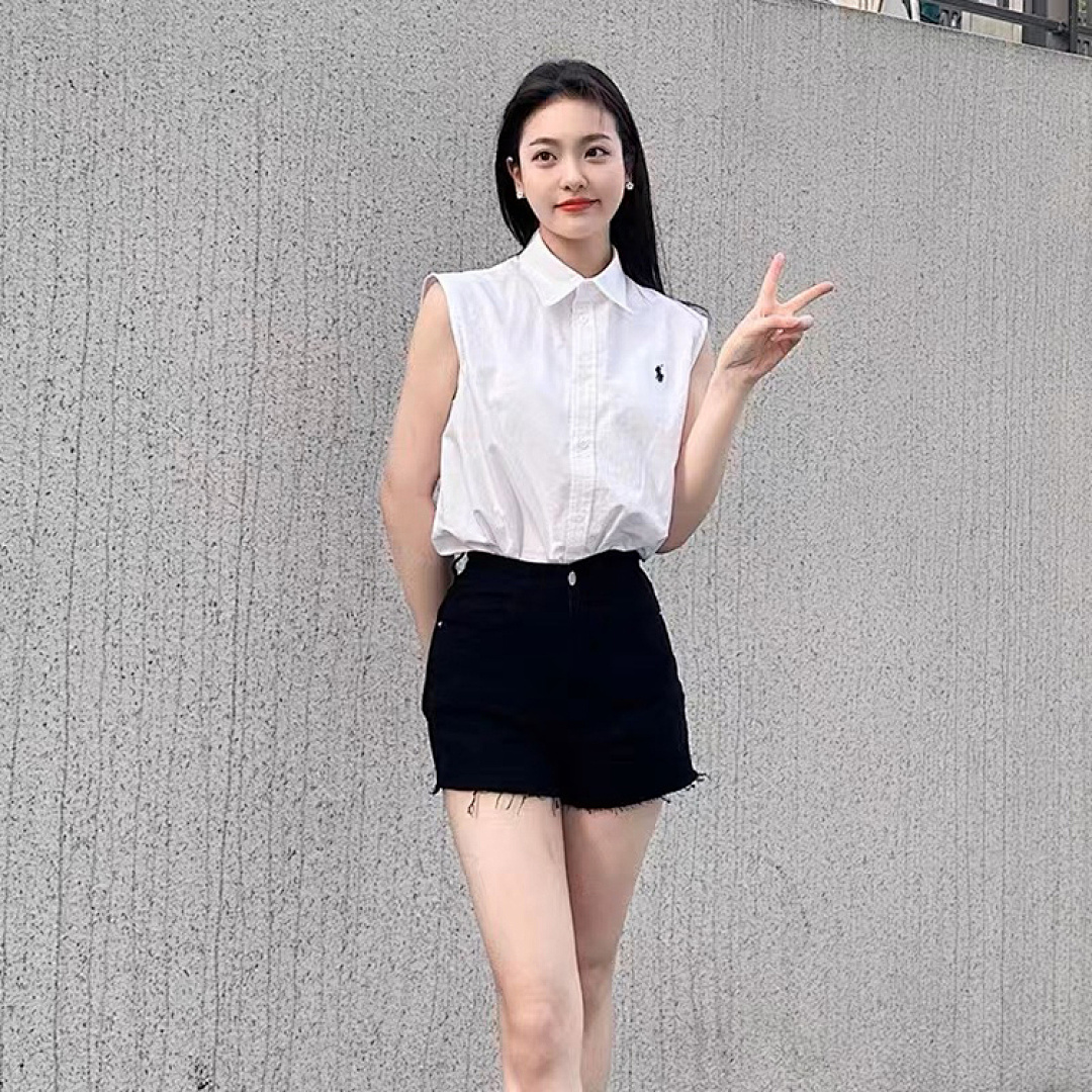Ralph Lauren Sleeveless Oxford Shirt · A1576 — תמונה 24