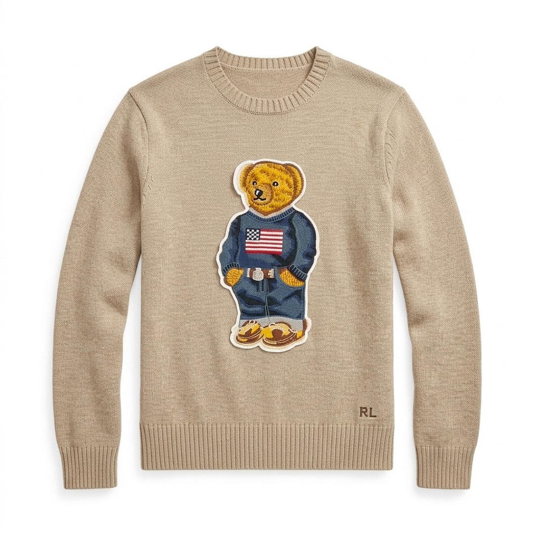 Ralph Lauren Polo Bear Cotton Crewneck Sweater · A3396 — תמונה 29