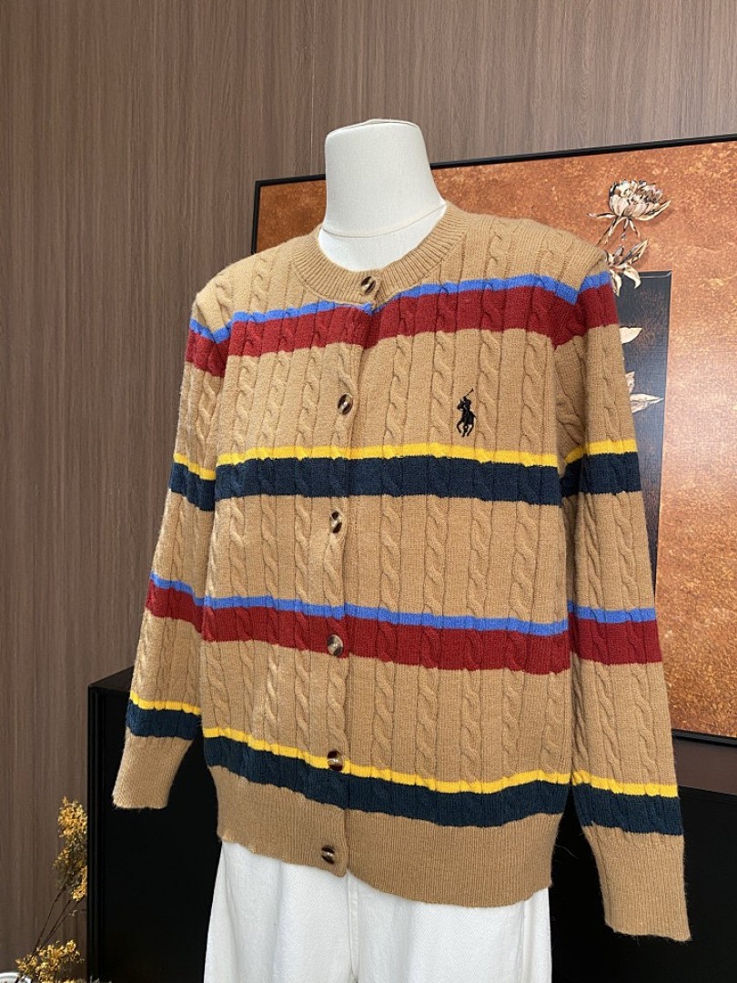 Ralph Lauren Stripe Cable Cardigan · A2780 — תמונה 11