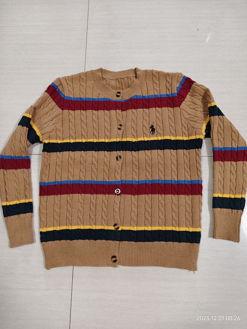 Ralph Lauren Stripe Cable Cardigan · A2780 — תמונה 9