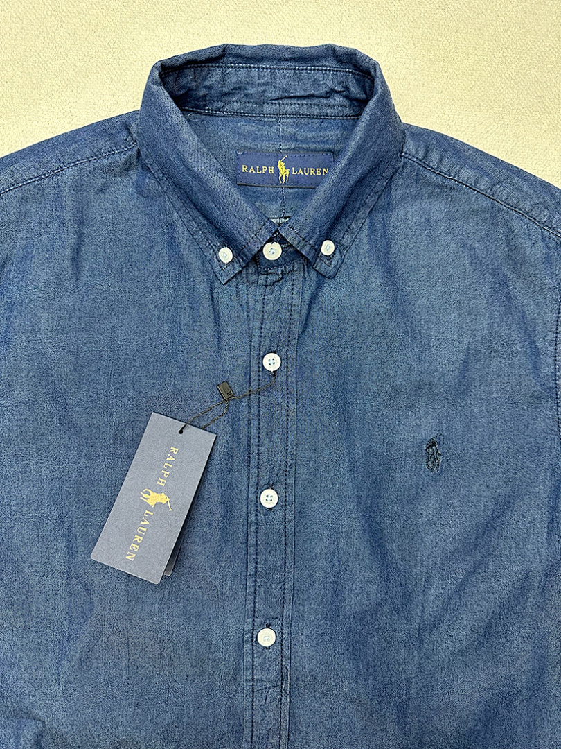 Ralph Lauren Custom Fit Denim Shirt · A916 — תמונה 8