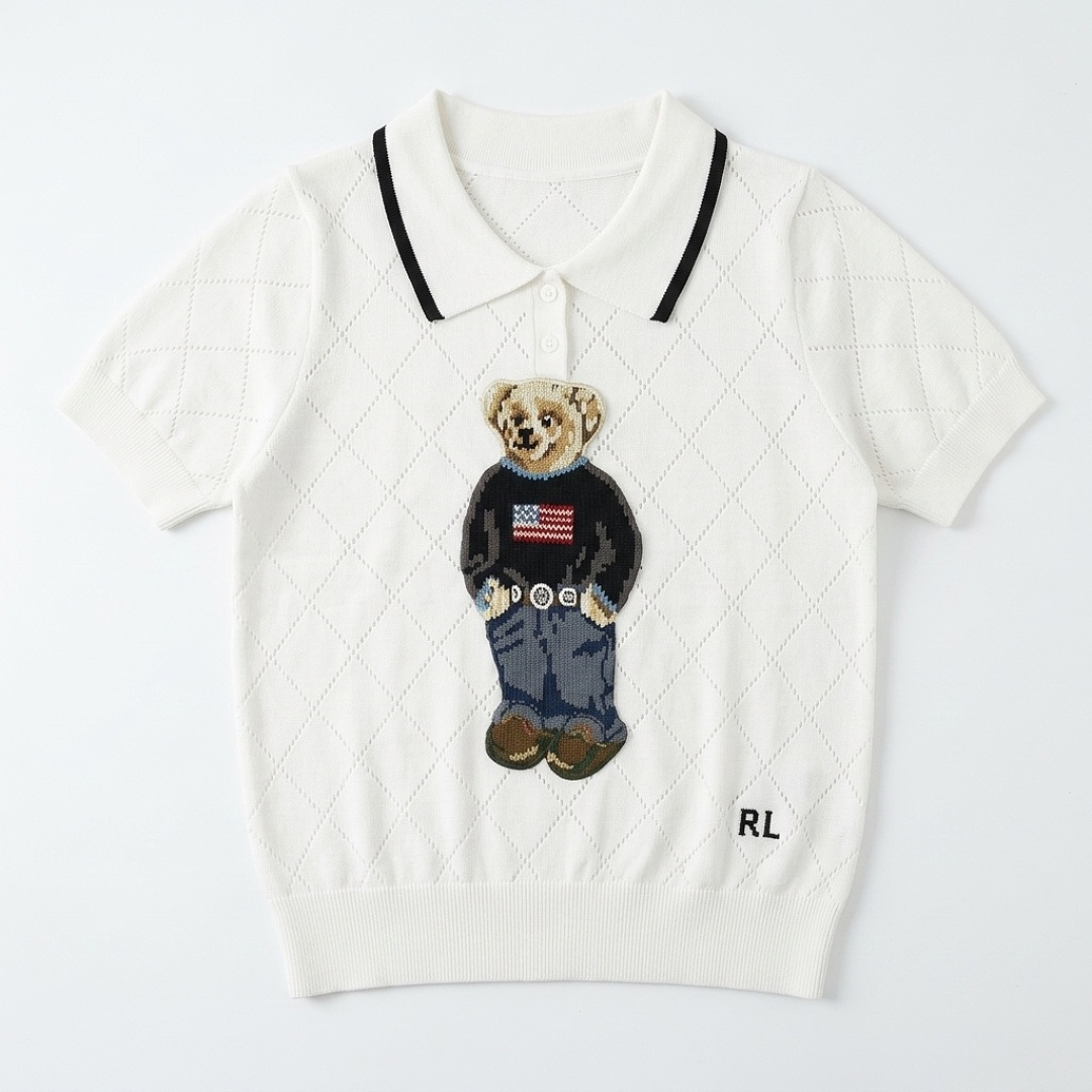 Ralph Lauren Polo Bear Jersey T-Shirt · A3395 — תמונה 28