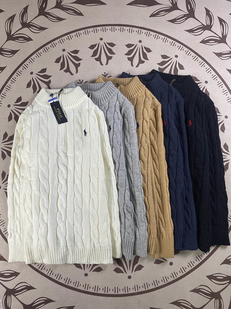 Ralph Lauren Cable-Knit Quarter-Zip Sweater · A2520 — תמונה 20