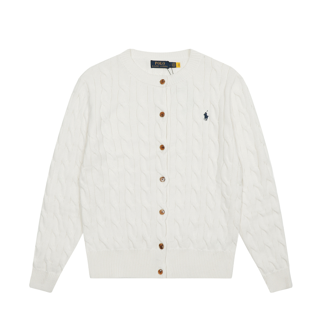 Ralph Lauren Cable Knit Cotton Cardigan · A3415 — תמונה 18