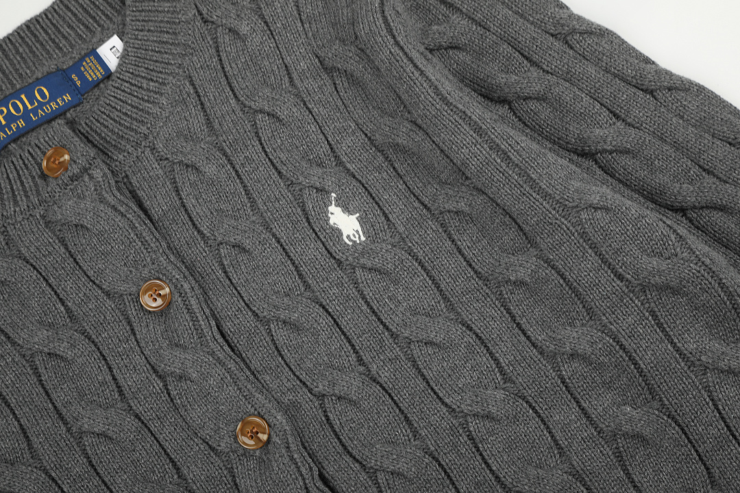 Ralph Lauren Cable Knit Cotton Cardigan · A3415 — תמונה 45