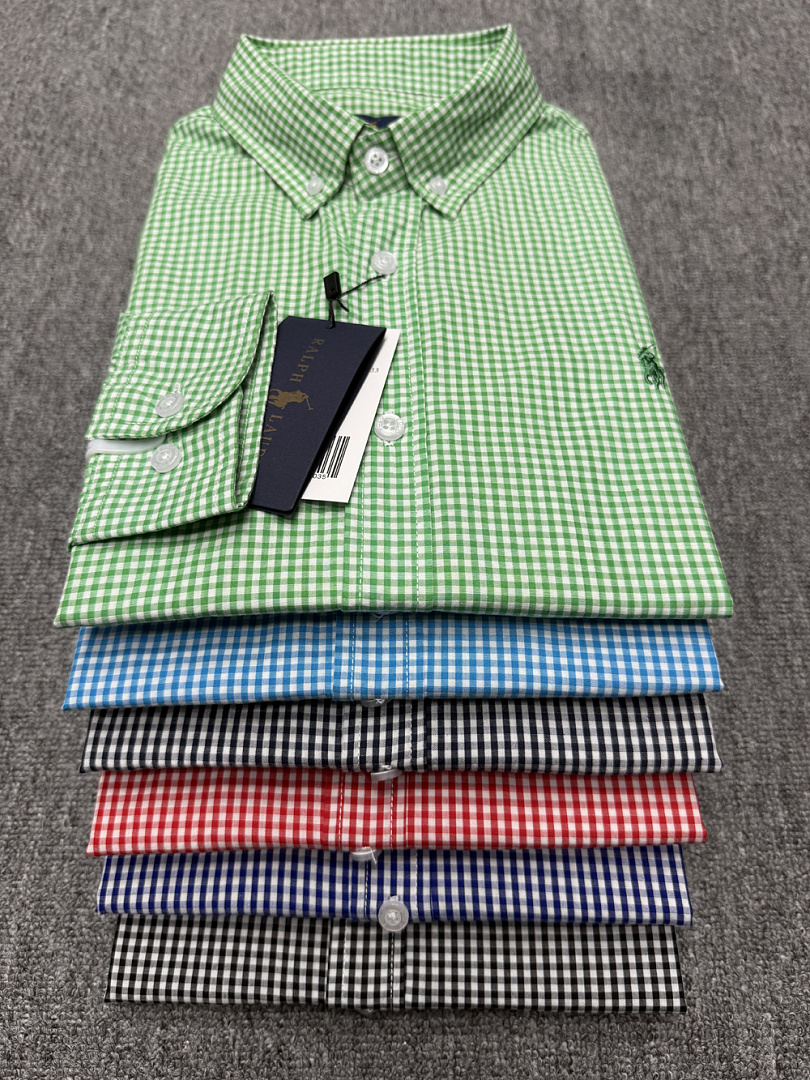 Ralph Lauren Gingham Stretch Poplin Shirt · A3196 — תמונה 32