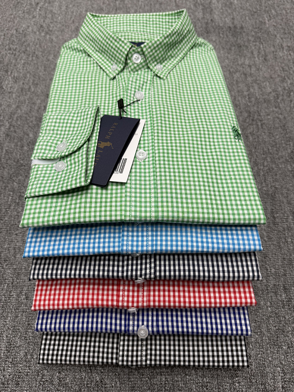 Ralph Lauren Gingham Stretch Poplin Shirt · A3196 — תמונה 33